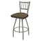 Holland Bar Stool Co 25" Swivel Counter Stool, Nickel Finish, Graph Cork Seat X810 - alternate 1